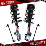 Fcs Complete Front Struts W/sway Bar For 2009-2010 Toyota Highlander 2.7L 2WD New. Price: $406.05.