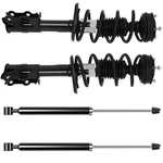 4X Front Rear Shocks Struts W/ Coil Springs Assembly Ford Fiesta 2010-2013 New. Price: $124.66.
