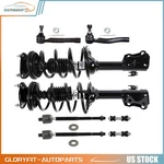 Front For 2000-2005 Toyota Echo Complete Struts Sway Bar Tie Rod End 8 Pcs New. Price: $135.24.