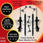 Monroe Oem Front Struts & Rear Shocks W/ Sway Bar 2007-2009 Ford/lincoln New. Price: $348.66.