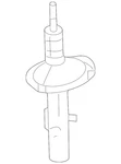 Genuine Ford Strut Suspension DE9Z-18124-K New. Price: $158.27.