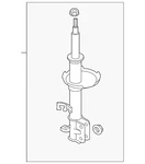 Genuine Nissan Suspension Strut E4302-3NA0C New. Price: $108.04.