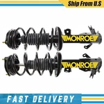 Pair Set Of 2 Front Monroe Susp Strut And Coil Spring Kit For Honda Civic Sedan New. Price: $313.90.