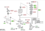 Toyota Camry 19-26 Le, Se, Xle Front Suspension + Sway Bar Link Kit Genuine Oem New. Price: $1045.00.