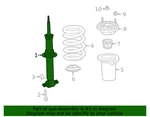 Genuine Gm Front Shock Absorber 84721626 New. Price: $193.99.