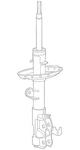 Genuine Honda Shock Absorber Unit Front 51611-SZT-A51 New. Price: $147.51.