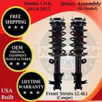 New Oe Front Struts For 2014-2015 Honda Civic 2.4L Si Coupe Lifetime Warranty. Price: $314.69.