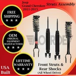 Monroe Oem Front Struts & Rear Shocks For 2011-2015 Jeep Grand Cherokee 4X4 New. Price: $497.37.