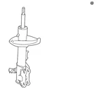 Genuine Toyota Suspension Strut 48510-8Z472 New. Price: $145.24.