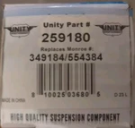 Suspension Shock Absorber-gas Charged Unity 259180 New. Price: $27.00.