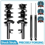 New Front & Rear Suspension Struts Coil Spring Assembly 2013-18 Ford Focus. Price: $135.42.