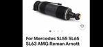 For Mercedes SL55 SL65 SL63 Amg Arnott Rear Shocks Pair Remanufactured. Price: $1400.00.