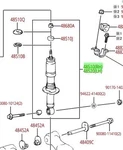Toyota 01-02 Tundra 4WD Front Struts & Rear Shock Set Genuine Oem New. Price: $496.51.