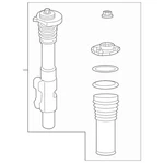 Genuine Mercedes-benz Suspension Shock Absorber 907320120264 New. Price: $224.57.