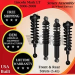 Monroe Oem Front Struts & Rear Shocks W/ Coil For 2006-2008 Lincoln Mark Lt 4WD New. Price: $374.63.