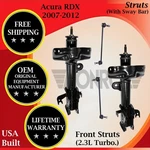 Monroe Oem Front Struts W/ Sway Bar For 2007-2012 Acura Rdx Lifetime Warranty New. Price: $271.05.