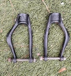 88-91 Prelude Front Suspension Strut Shock Absorber Mounting Fork Pair Oem Used. Price: $125.00.