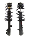 2 Monroe Quick-strut Left+right Front Struts Shock Coil Springs For Chrysler New. Price: $305.60.
