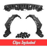 Front Fender Liner & Engine Undercover Set W/ Clips For 2010-2011 Toyota Prius New. Price: $69.39.