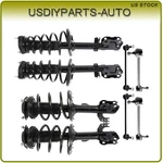 For Toyota Camry 2012-2017 Front Rear Struts W/ Spring + Sway Bar Suspension Kit New. Price: $304.64.