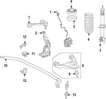 Genuine Ford Strut Suspension ML3Z-18124-AD New. Price: $209.81.