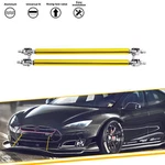2PCS Eye-catching Gold Front Bumper Lip Strut Rod Tie Bar Stabilizer For Tesla New. Price: $12.85.