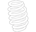 Genuine Volvo Coil Spring 31658907 New. Price: $181.12.