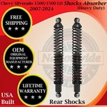 Monroe Oem Rear Shocks W/ Coil For 2007-2024 Chevy Silverado 1500 10 Yr Warranty New. Price: $148.35.