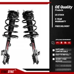 Fcs New Oe Complete Front Struts For 2011-2013 Toyota Highlander 2.7L 2WD. Price: $312.13.