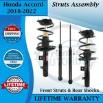 Monroe Oem Front Strut & Rear Shock For 2018-2022 Honda Accord Lifetime Warranty New. Price: $394.00.