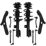 For 2011-2016 Hyundai Elantra Front Struts Springs Control Arm Sway Bar Tie Rods New. Price: $194.84.