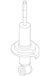 Genuine Nissan Strut E6110-EZ83A New. Price: $191.15.