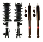 Kyb Front And Rear Suspension Shock Absorber Kit For Honda Civic Sedan 2013-2015 New. Price: $453.95.