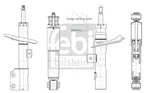 Febi 1002434 Front Right Shock Absorber Fits Toyota Rav 48510-80284 New. Price: $93.11.