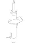 Genuine Ford Strut 9T1Z-18V124-A New. Price: $180.89.