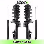 Front Complete Strut Assemblies Rear Shocks For 2013-2022 Chevrolet Trax Fwd New. Price: $159.60.