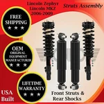 Monroe Genuine Oem Front Struts & Rear Shocks For 2006-2009 Lincoln Mkz/zephyr New. Price: $348.86.
