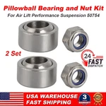2 Set Air Lift Performance Suspension 50754 Pillowball Bearing And Nut Kit New. Price: $59.99.