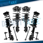 Front Rear Struts W/ Coil Spring Suspension Kit For 2003 - 2008 Hyundai Tiburon New. Price: $333.06.