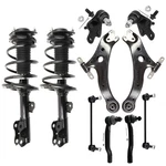 For Toyota Camry 012-2017 Front Struts Control Arm Sway Bar Tie Rod Ball Joint New. Price: $214.85.