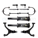 Front Struts Control Arms Tie Rods Fits 2005-2010 Jeep Commander Grand Cherokee New. Price: $397.98.