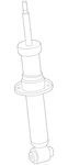 Genuine Bmw Shock Absorber 37-10-6-869-023 New. Price: $732.34.