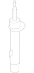 Genuine Bmw Suspension Strut 31-31-6-796-155 New. Price: $305.77.