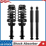 4PCS Front + Rear Struts Shocks Absorber 2005-2009 2010 Ford Mustang Base Gt New. Price: $188.59.