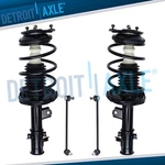 Front Left & Right Struts Complete Assembly + Sway Bars For Hyundai Accent Fwd New. Price: $198.73.
