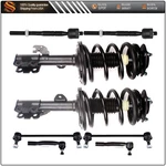 For 07-2011 Toyota Camry Front Struts Coil Spring Tie Rod Sway Bar Assembly Kit New. Price: $190.85.