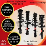 Monroe Oem Front & Rear Struts For 2008-2013 Toyota Highlander Lifetime Warranty New. Price: $641.00.