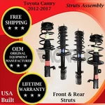 Monroe Oem Front & Rear Struts For 2012-2017 Toyota Camry Lifetime Warranty New. Price: $582.80.
