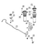 Genuine Mopar Shock Absorber 68039932AB New. Price: $376.05.