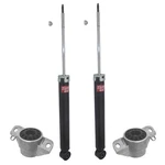 New Rear Shock Absorbers And Upper Mounts Kit Kyb Excel-g For Audi A5 Quattro S5. Price: $294.95.
